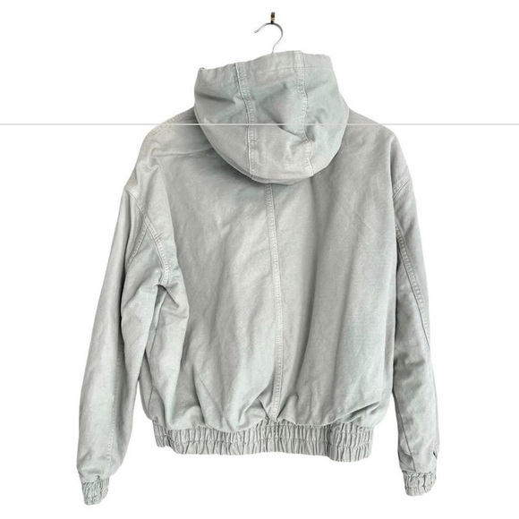 NWOT Urban Outfitters BDG Denim Sherpa Hooded Jacket - Size XS - Picture 5 of 9